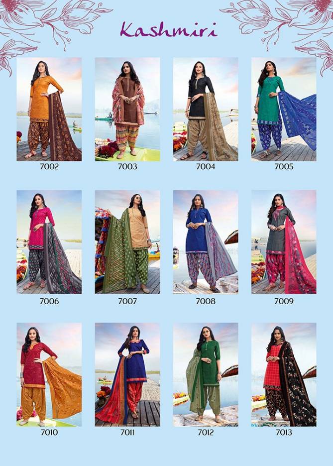 Ganesha Kashmiri 7 Fancy Regular Wear Printed Cotton Salwar Suit Collection
